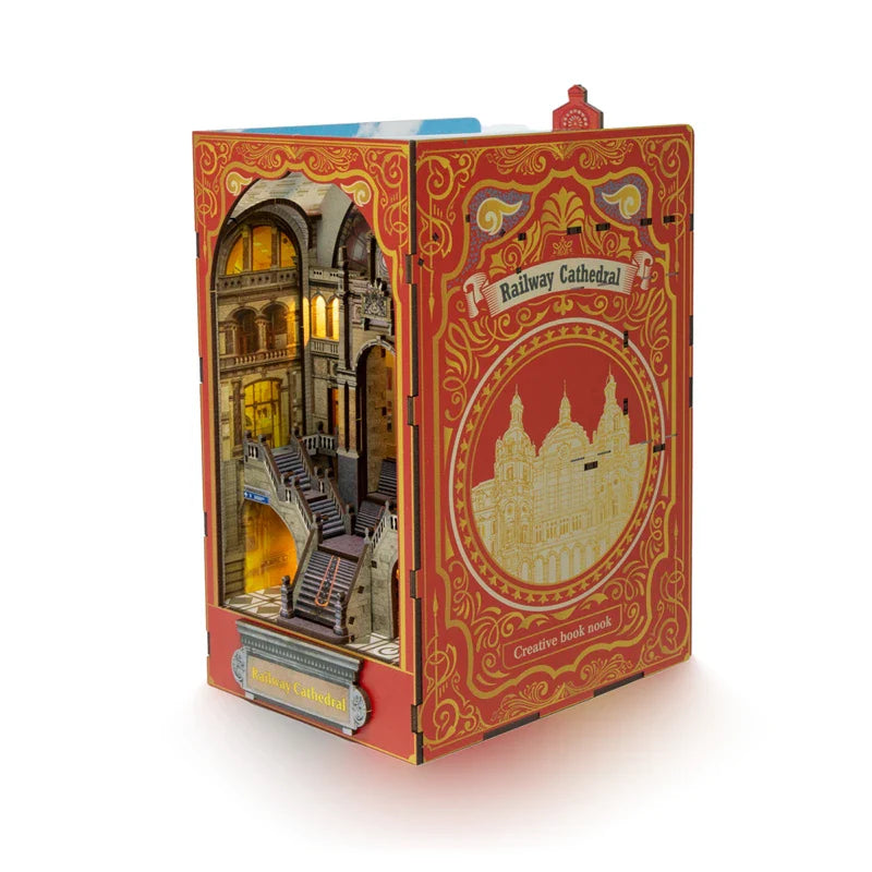 Antwerp Railway Cathedral DIY Book Nook Kit