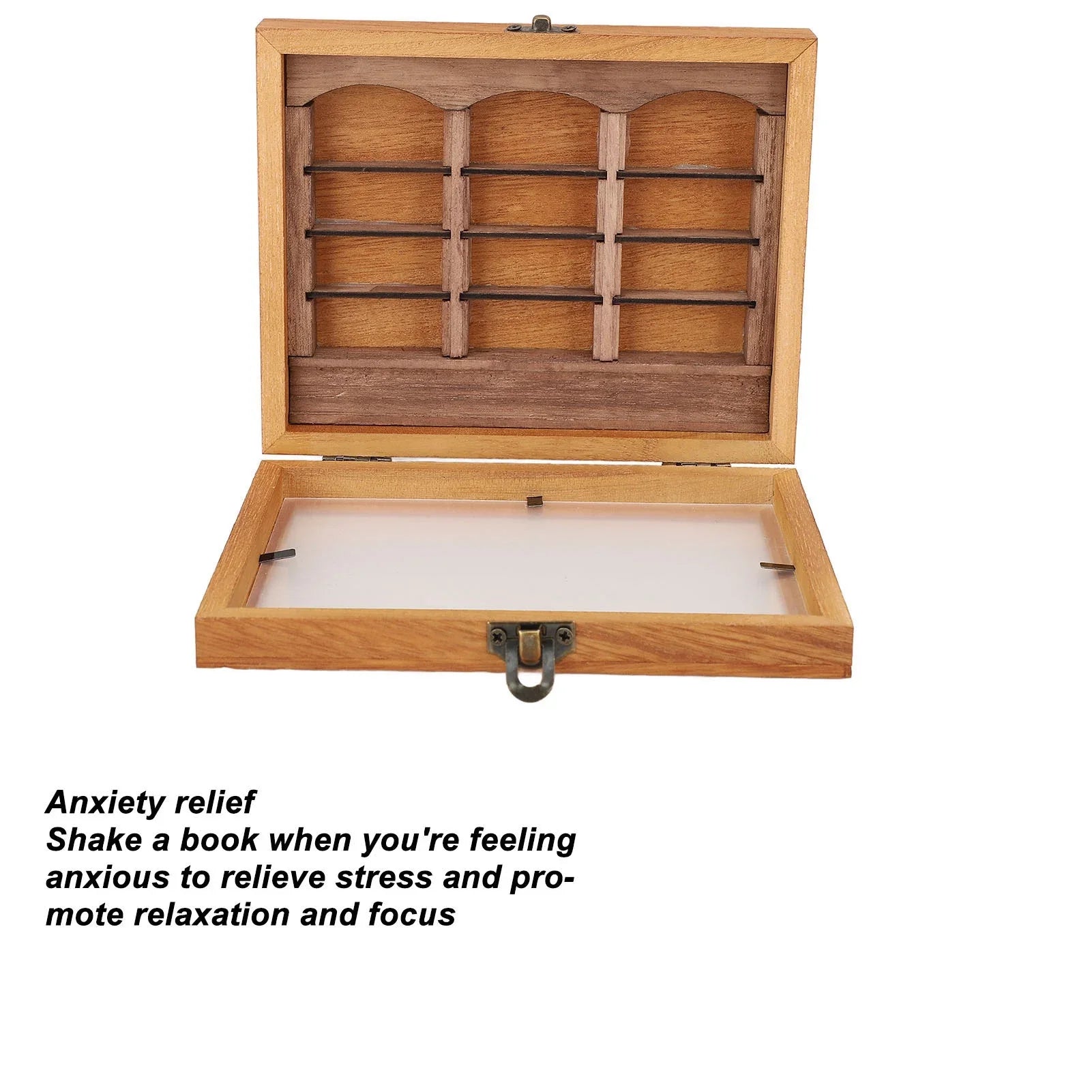 Anxiety Bookshelf: Calming Miniature Bookcase for Mindful Moments - Book Nook Kit