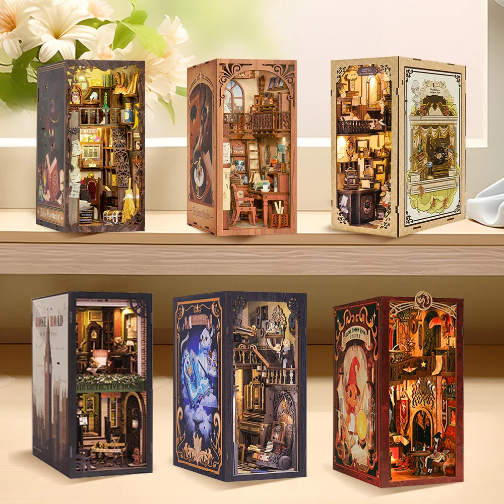 CUTEBEE Book Nook Kit Sets - Book Nook Kit