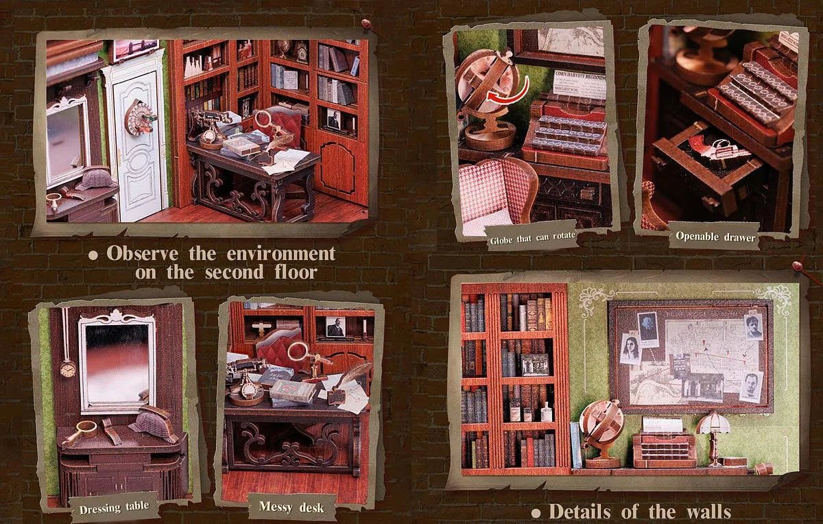 CUTEBEE Book Nook Kit Sets - Book Nook Kit