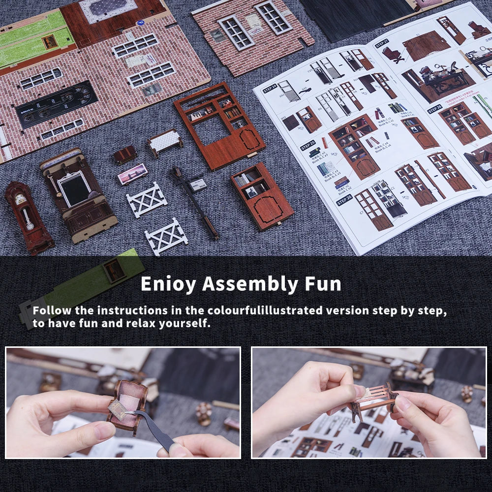 CUTEBEE Book Nook Kit Sets - Book Nook Kit