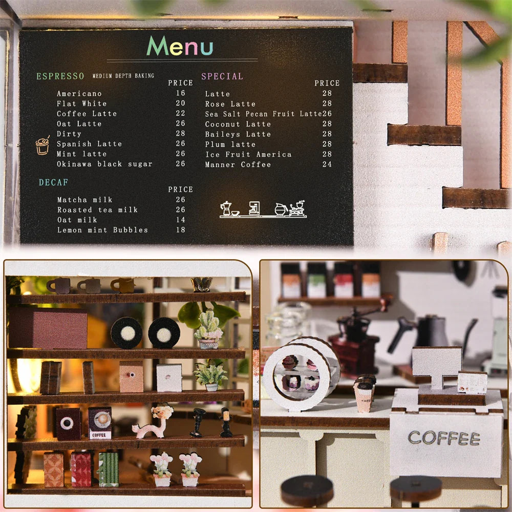 Coffee Garden DIY Book Nook Kit