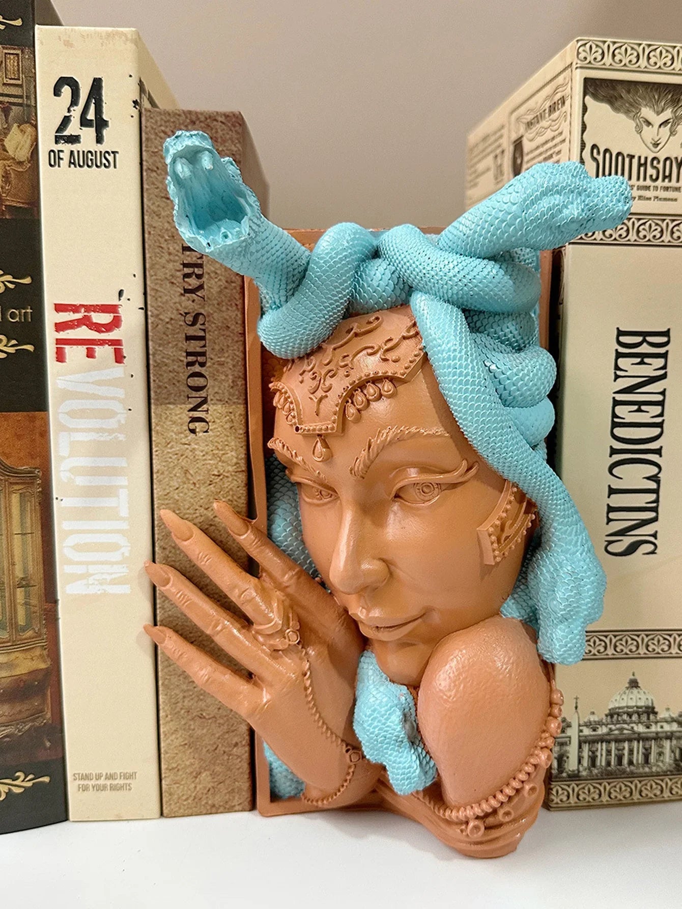 DIY Paintable Medusa Book Nook - Book Nook Kit