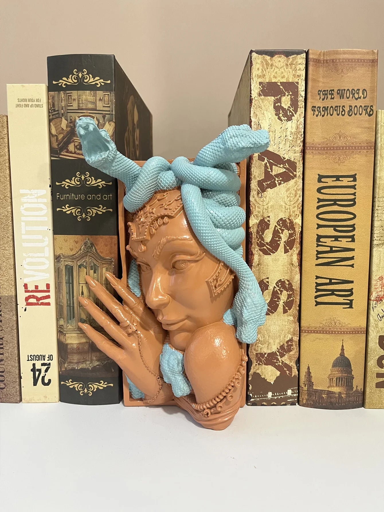 DIY Paintable Medusa Book Nook - Book Nook Kit
