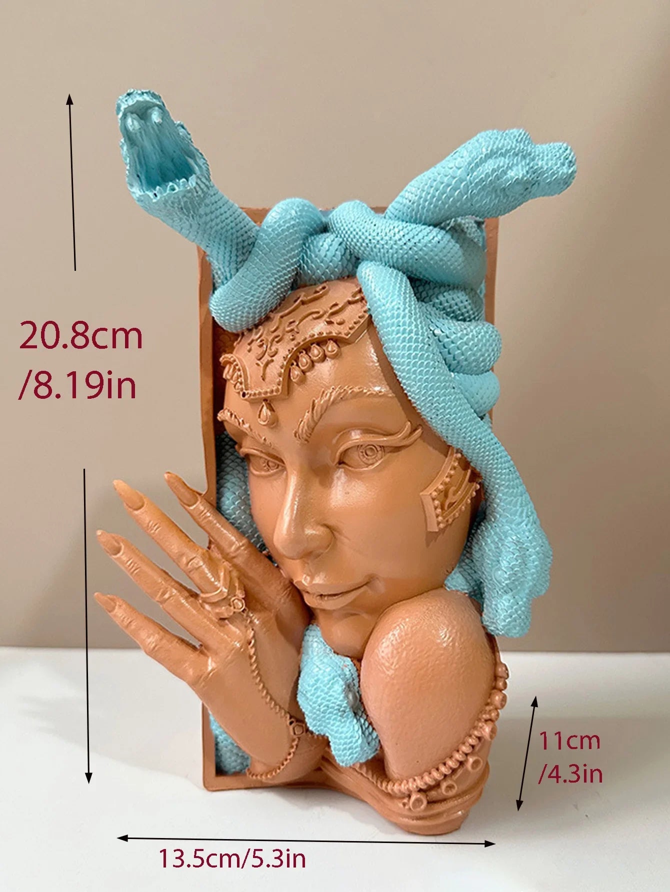 DIY Paintable Medusa Book Nook - Book Nook Kit