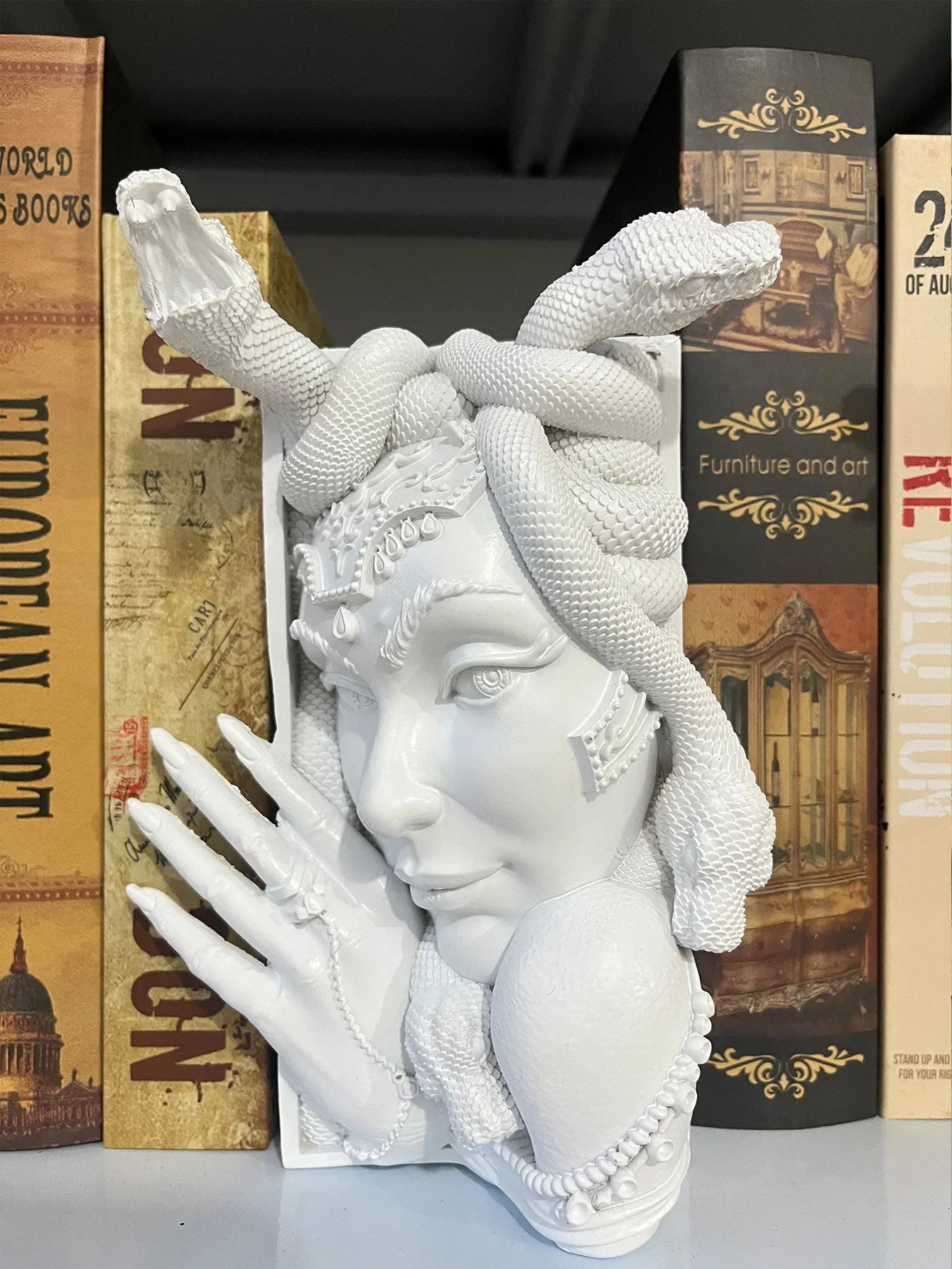 DIY Paintable Medusa Book Nook - Book Nook Kit