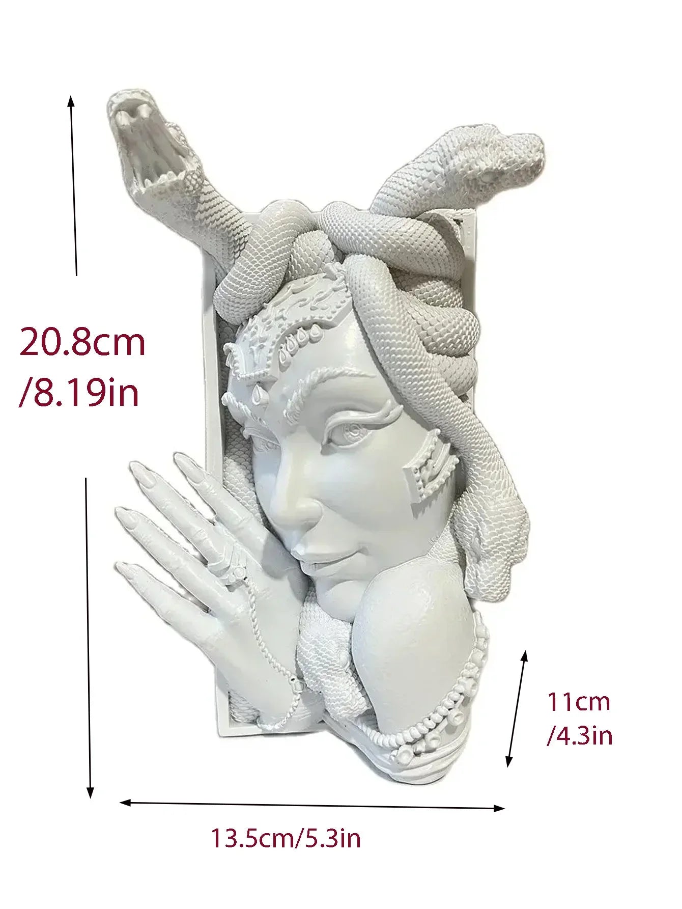 DIY Paintable Medusa Book Nook - Book Nook Kit