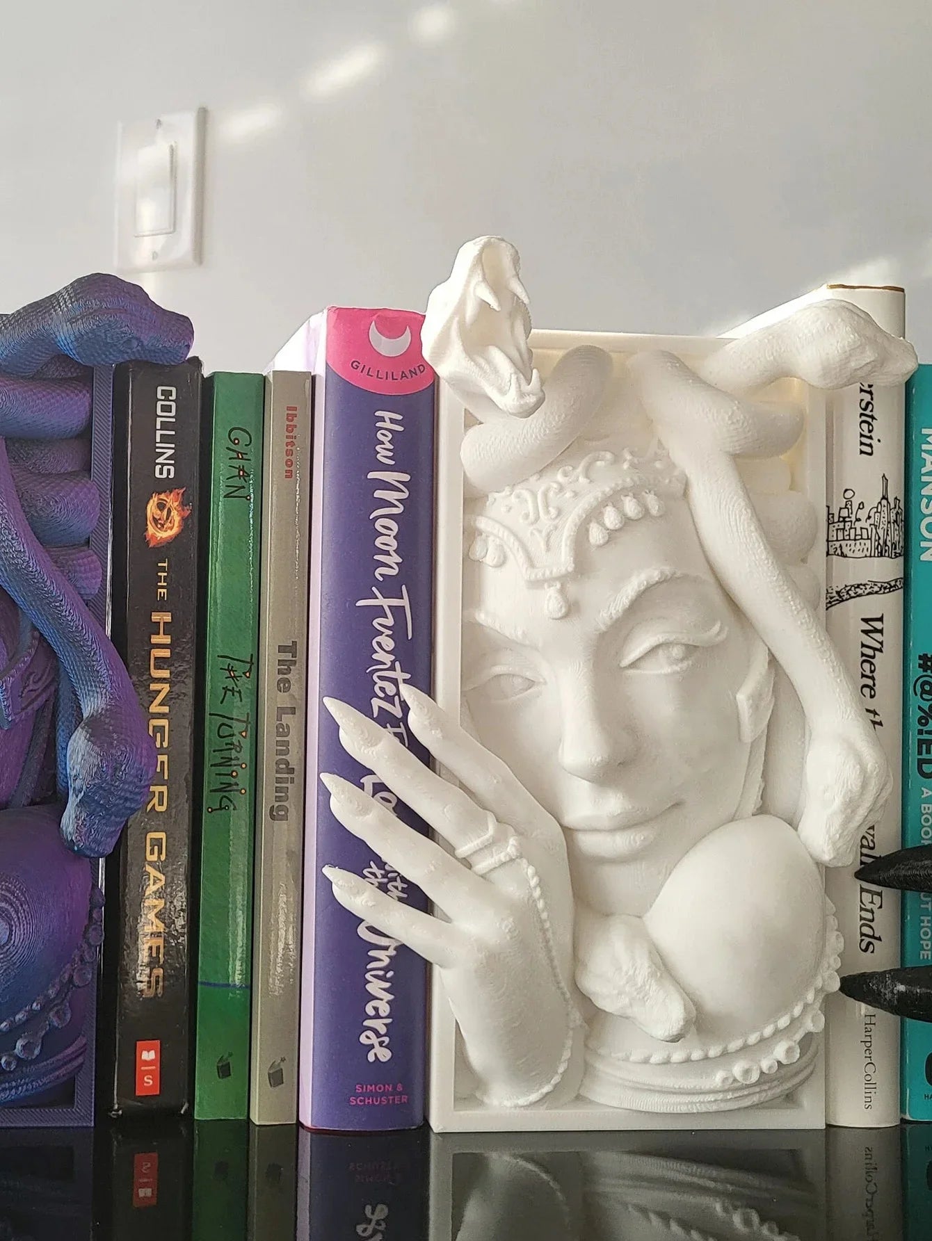 DIY Paintable Medusa Book Nook - Book Nook Kit