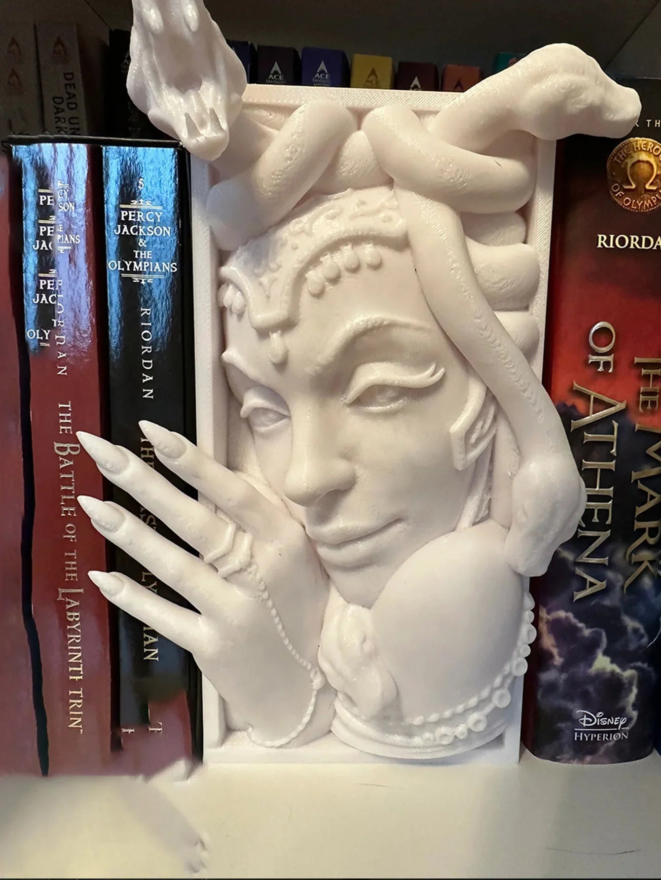DIY Paintable Medusa Book Nook - Book Nook Kit