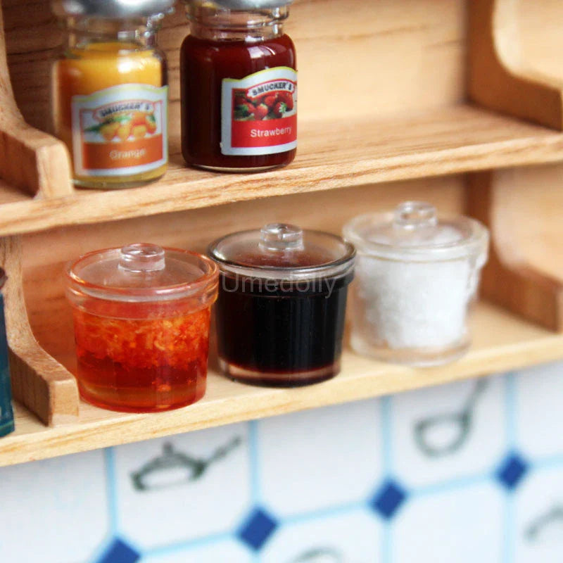 1:6 Miniature Kitchen Knife Set – Dollhouse Decor