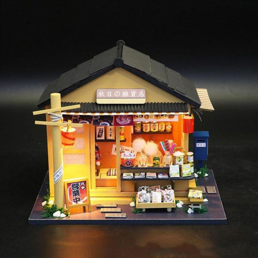 Cutebee Japanese Grocery Store DIY Dollhouse Kit