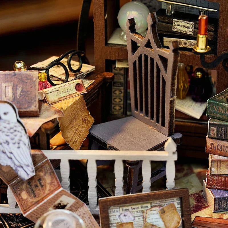 Kit de maison de poupée de bricolage en verre magique