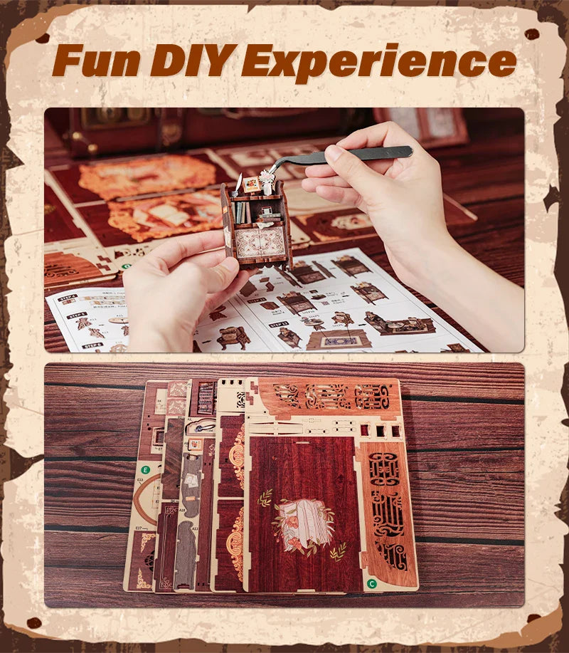 Owl Bookstore DIY Booknook Kit