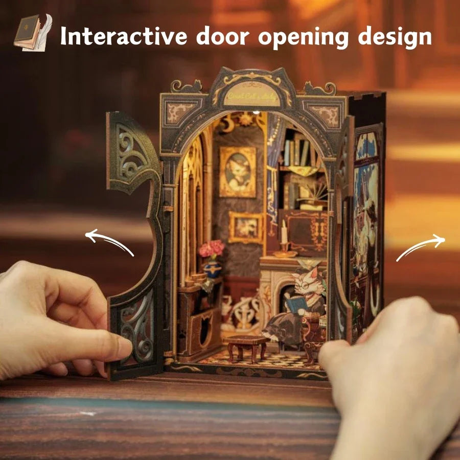 Owl Bookstore DIY Booknook Kit