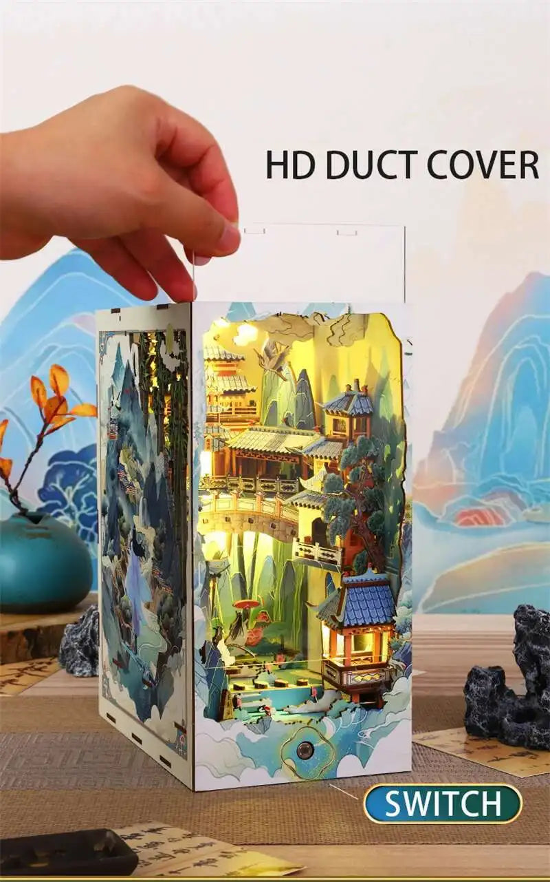 Penglai Wonderland Book Nook – Mystical Chinese Fantasy DIY Kit