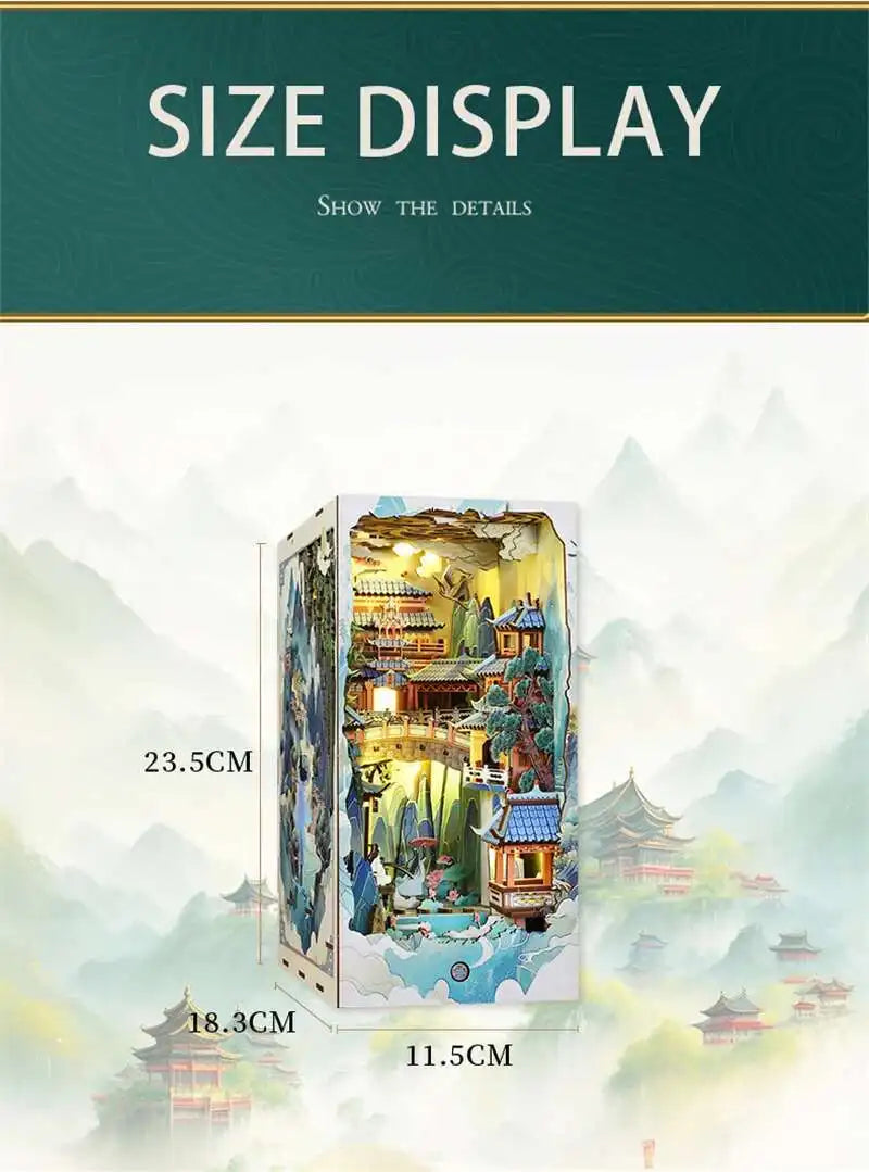 Penglai Wonderland Book Nook – Mystical Chinese Fantasy DIY Kit