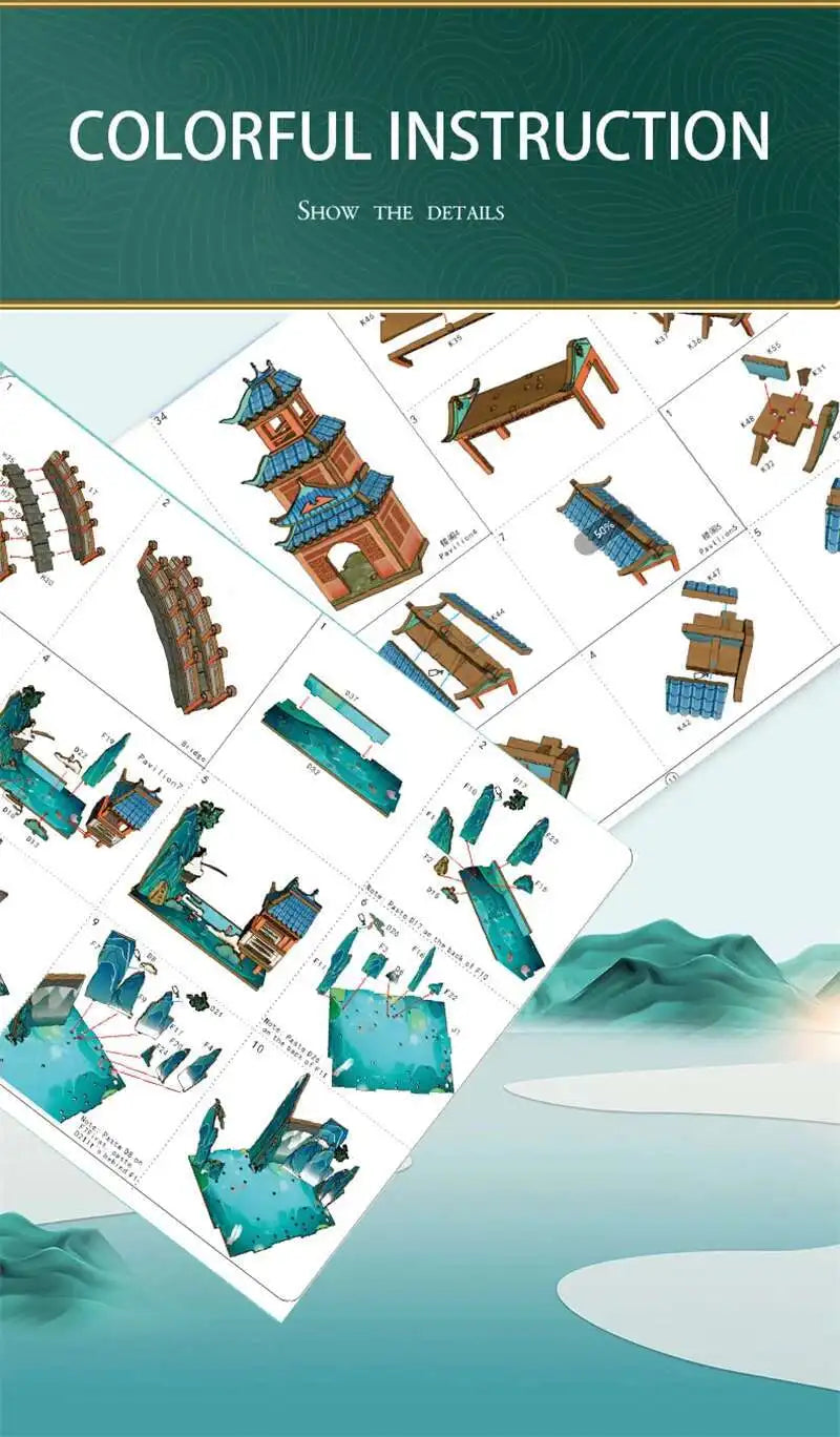 Penglai Wonderland Book Nook – Mystical Chinese Fantasy DIY Kit