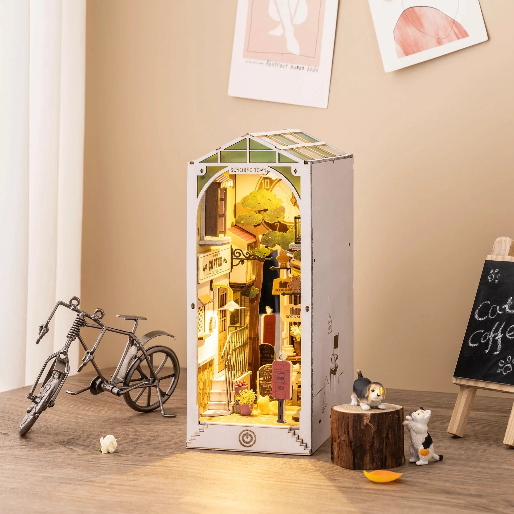 Rolife Sakura Densya TGB01 DIY Book Nook Kit - Book Nook Kit