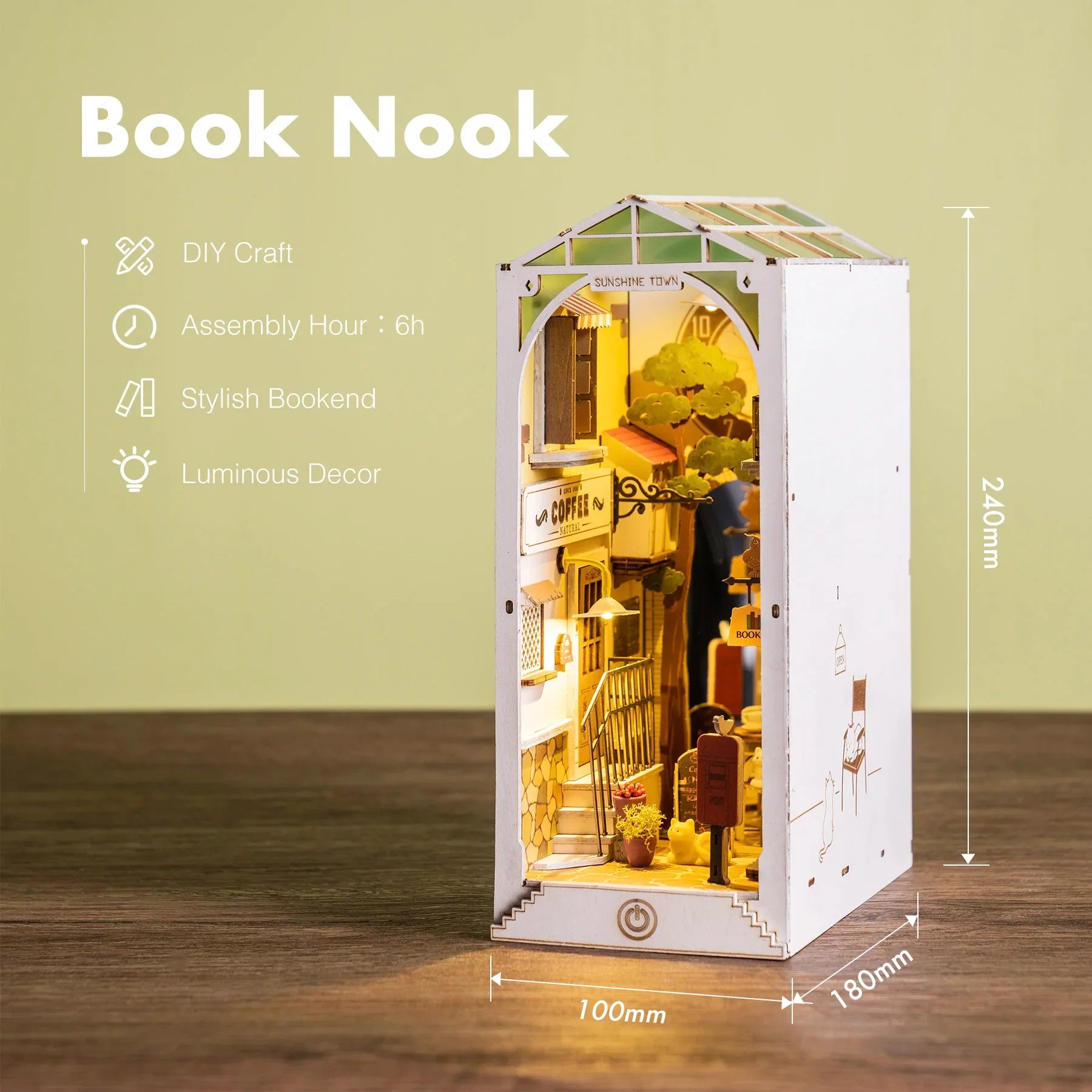 Rolife Sakura Densya TGB01 DIY Book Nook Kit - Book Nook Kit