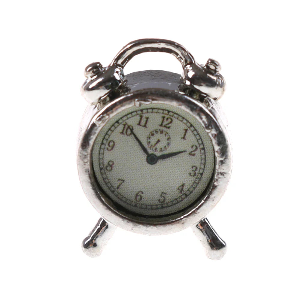 Miniature Metal Alarm Clock