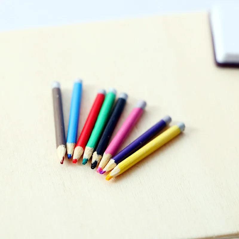 Miniature Dollhouse Colored Pencils – Set of 8