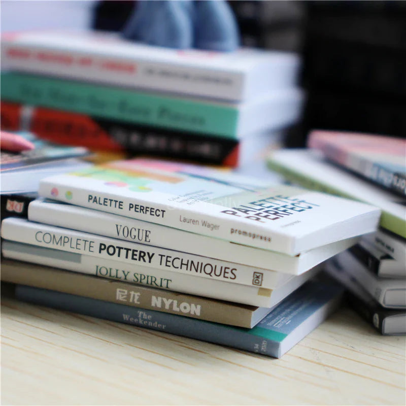 Miniature Books & Magazines – 1/6 Scale Dollhouse Decor