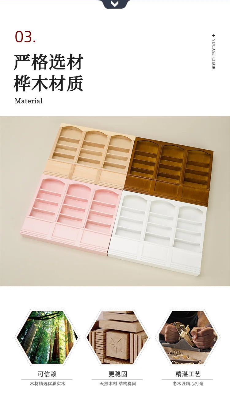 1:12 Scale Triple Bookshelf