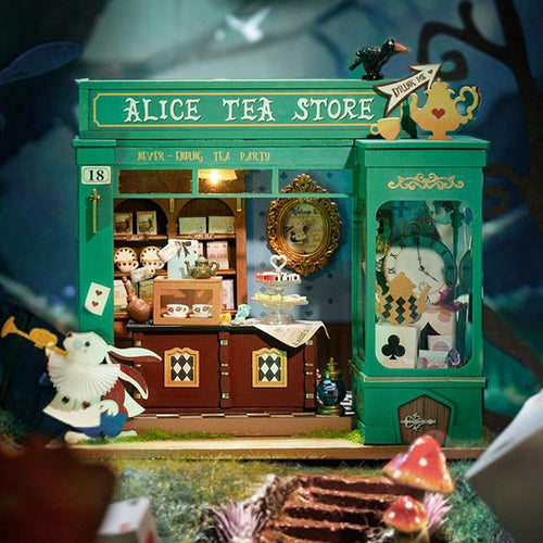 Rolife Alice's Tea Store DIY Dollhouse Kit