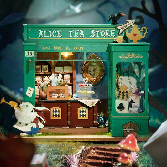 Rolife Alice's Tea Store DIY Dollhouse Kit