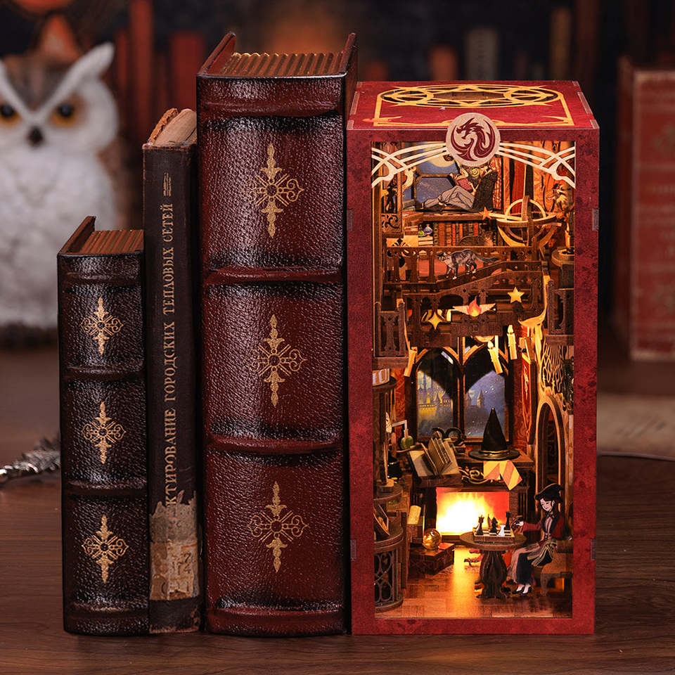 Kit de coix de livre de bricolage mignon de la flamme de flamme bricolage