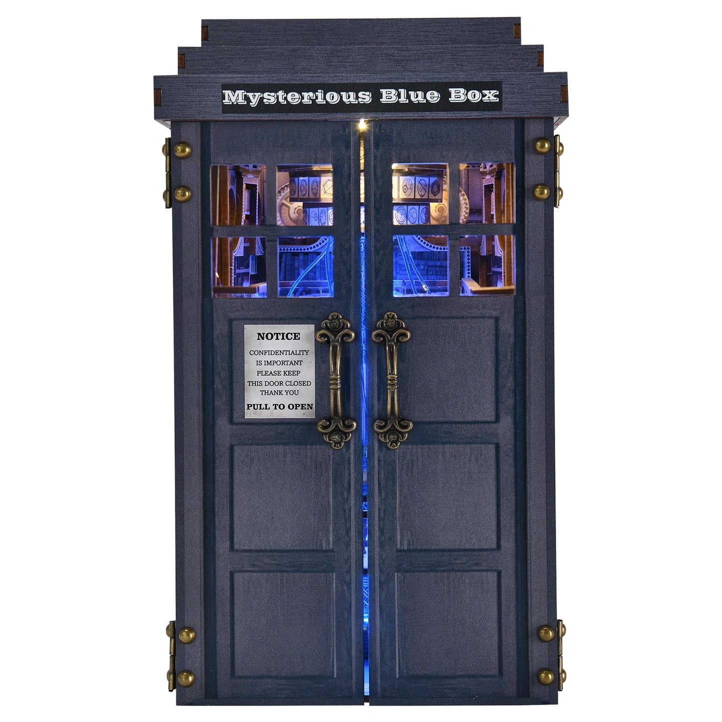 Doctor Who DIY Book Nook Kit - Mysterious Blue Box