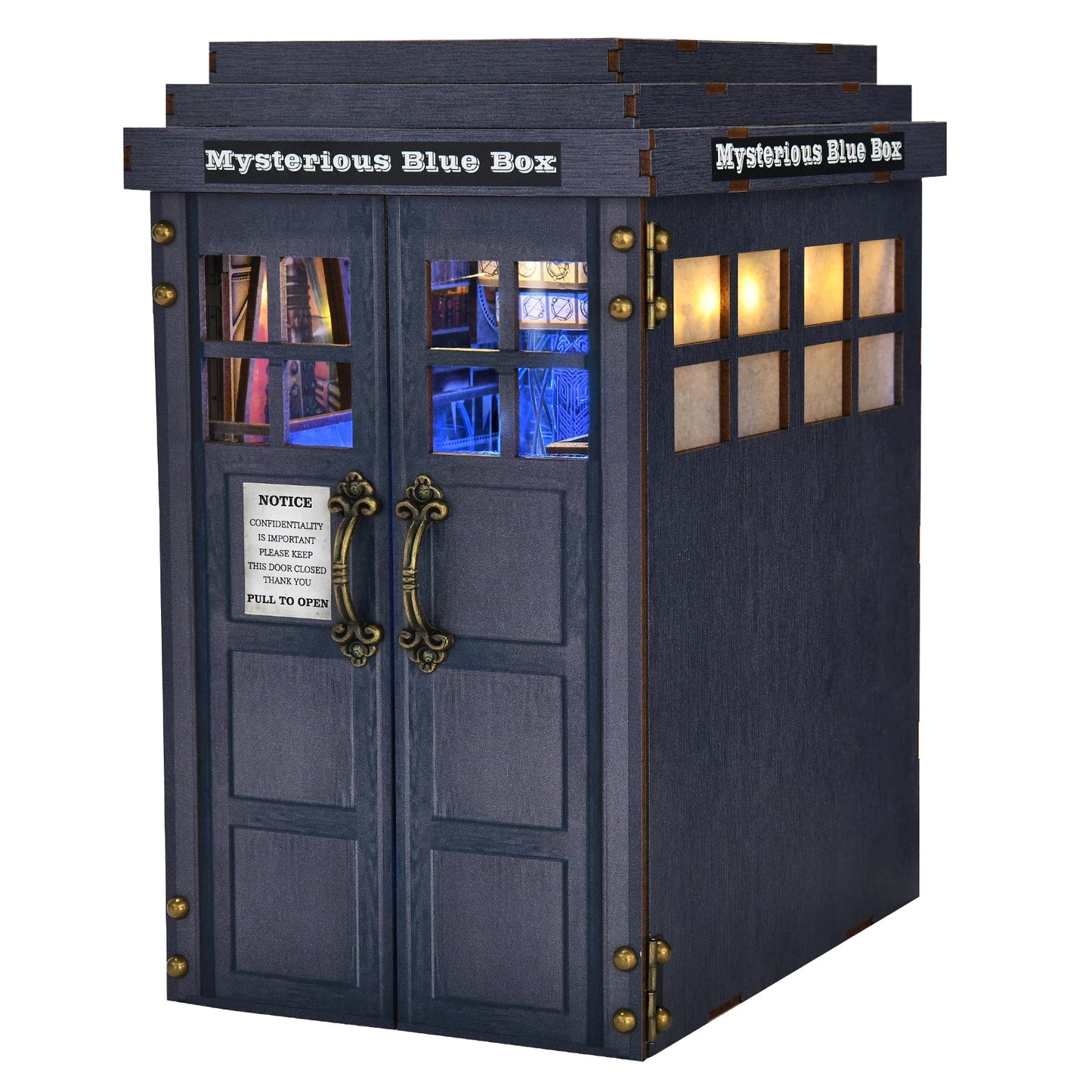 Doctor Who DIY Book Nook Kit - Mysterious Blue Box