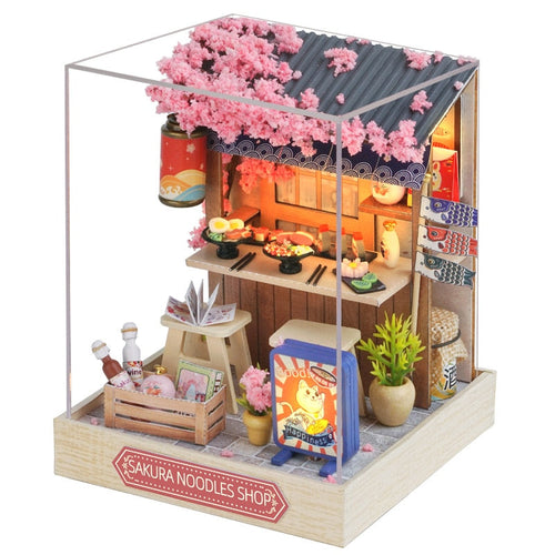 Sakura Noodles Shop DIY Dollhouse Kit