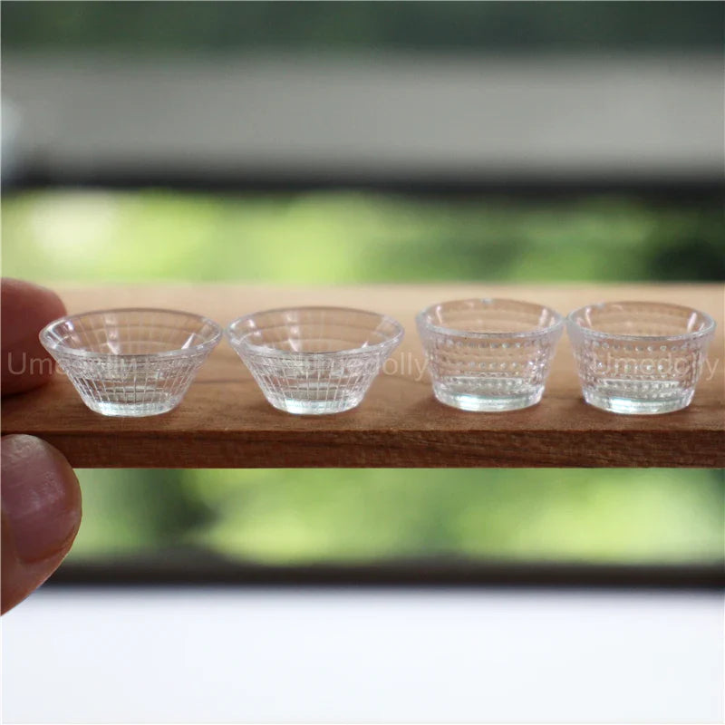 1:6 Miniature Dollhouse Glassware Set – Decanters & Cups
