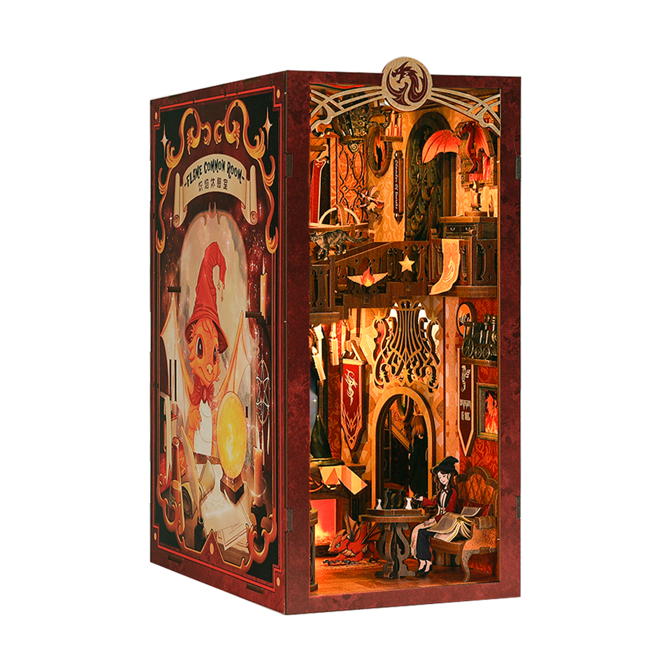 Kit de coix de livre de bricolage mignon de la flamme de flamme bricolage