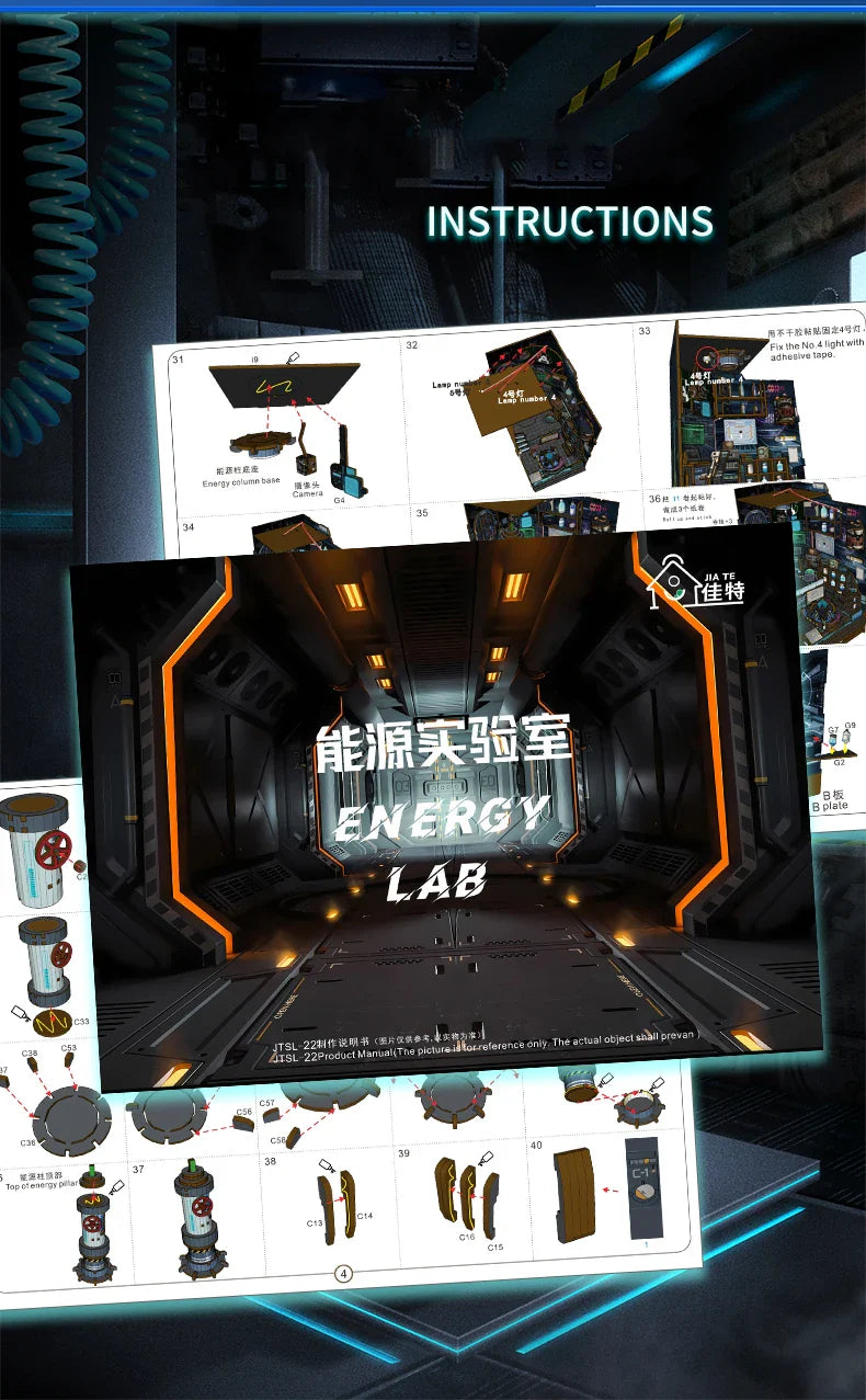 Sci-Fi Energy Lab Book Nook Kit