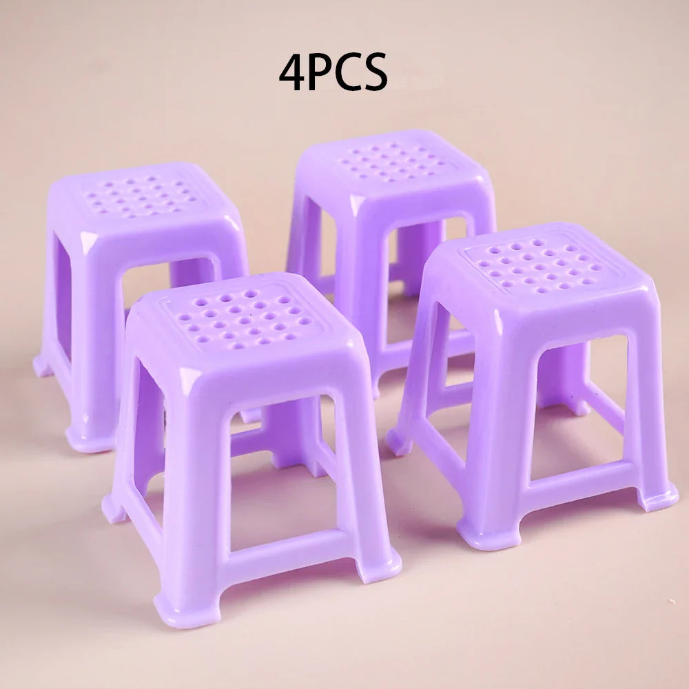 Mini Mahjong Table Set – 1:12 Scale Dollhouse Furniture