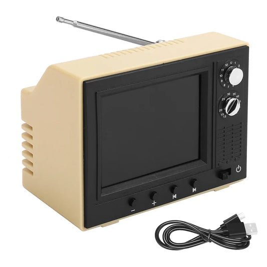 1:12 Miniature TV – Playable Video Retro Dollhouse TV