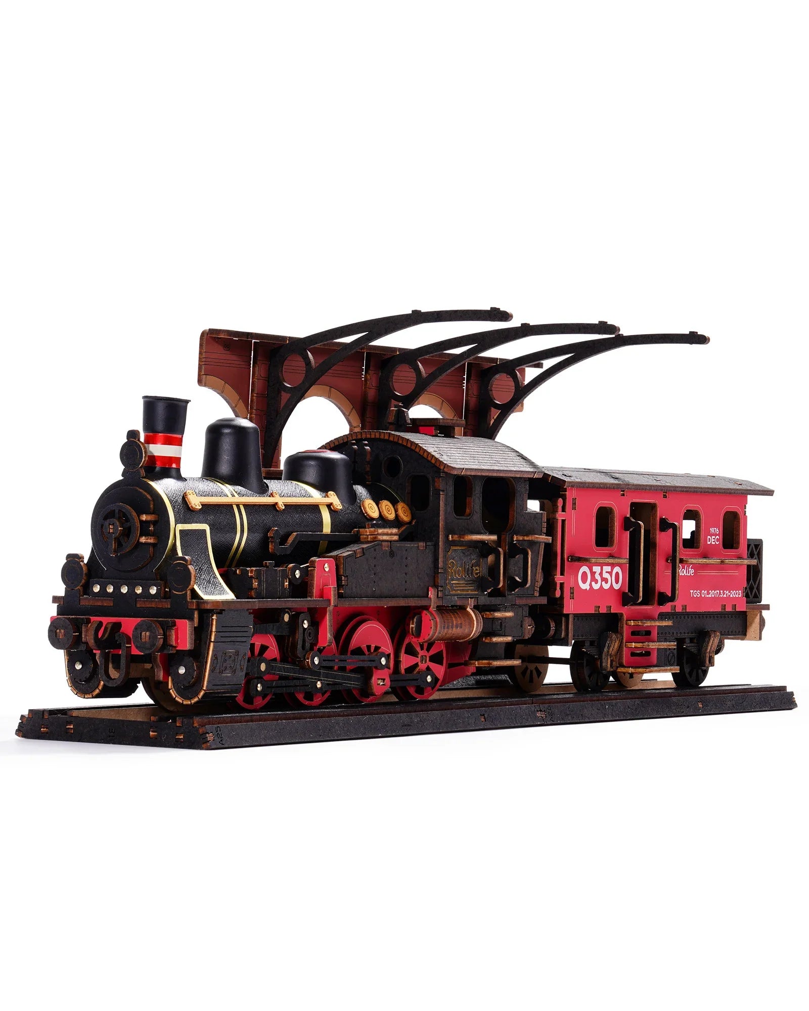 Steam Journey 3D Wooden Train Puzzle by Rolife - Book Nook Kit