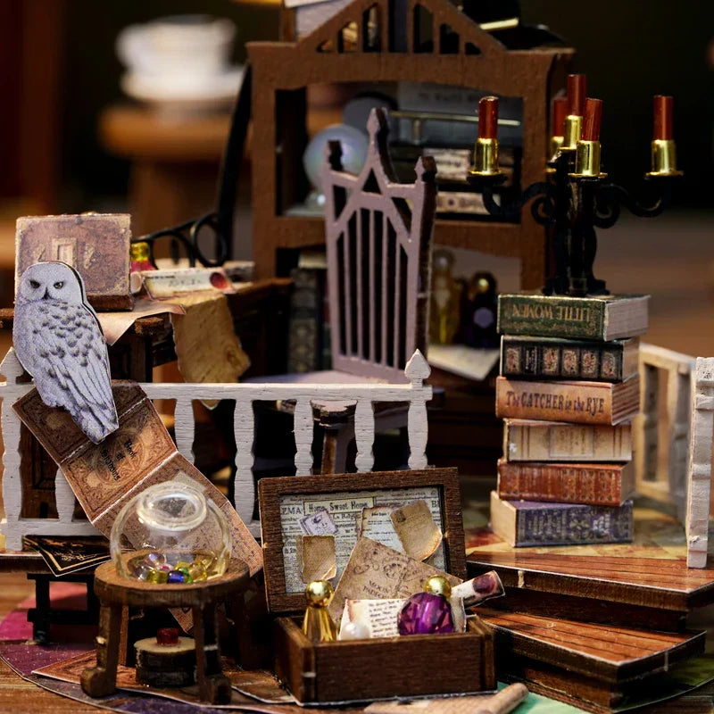 Kit de maison de poupée de bricolage en verre magique