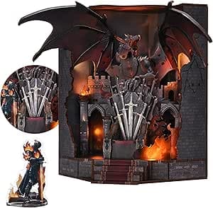 DIY Book Nook Kit - Bookshelf Insert Decor - DIY miniature house kit with LED lights displayed on a white background