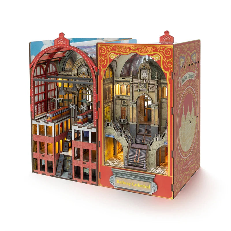 Antwerp Railway Cathedral DIY Book Nook Kit  