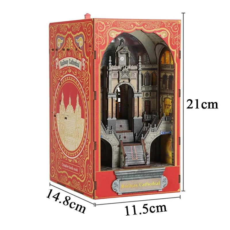 Antwerp Railway Cathedral DIY Book Nook Kit  