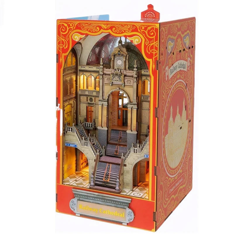 Antwerp Railway Cathedral DIY Book Nook Kit  