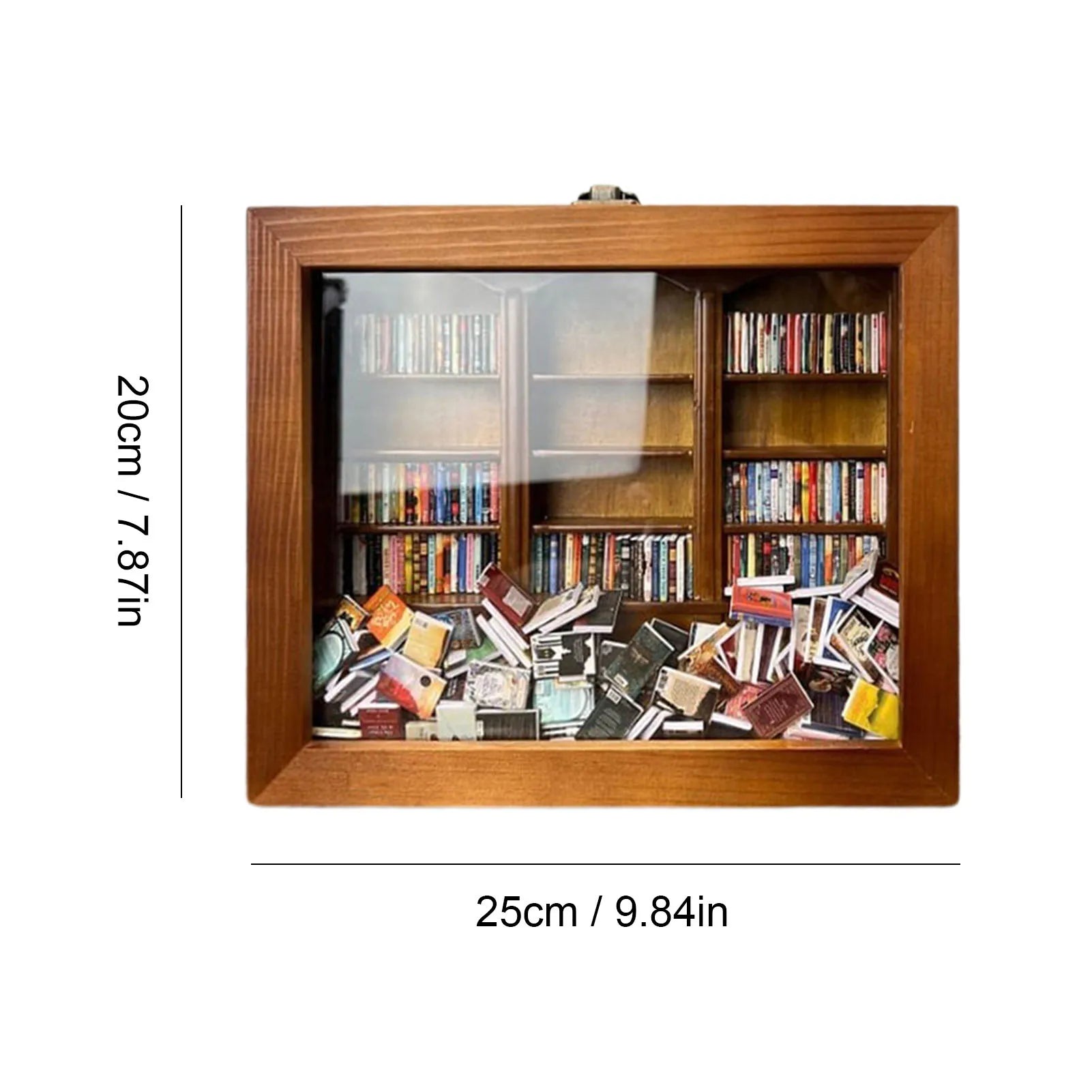 Anxiety Relief Miniature Bookshelf - Book Nook Kit