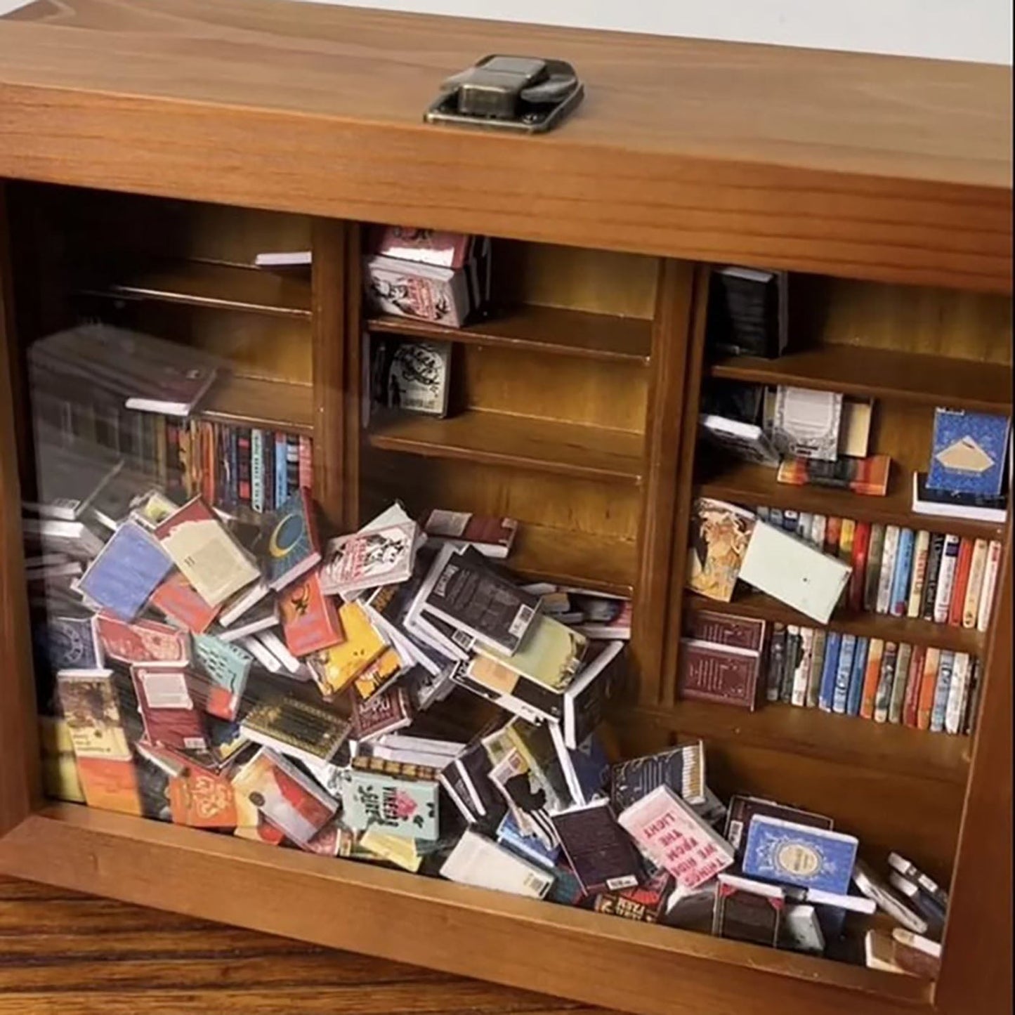 Anxiety Relief Miniature Bookshelf - Book Nook Kit