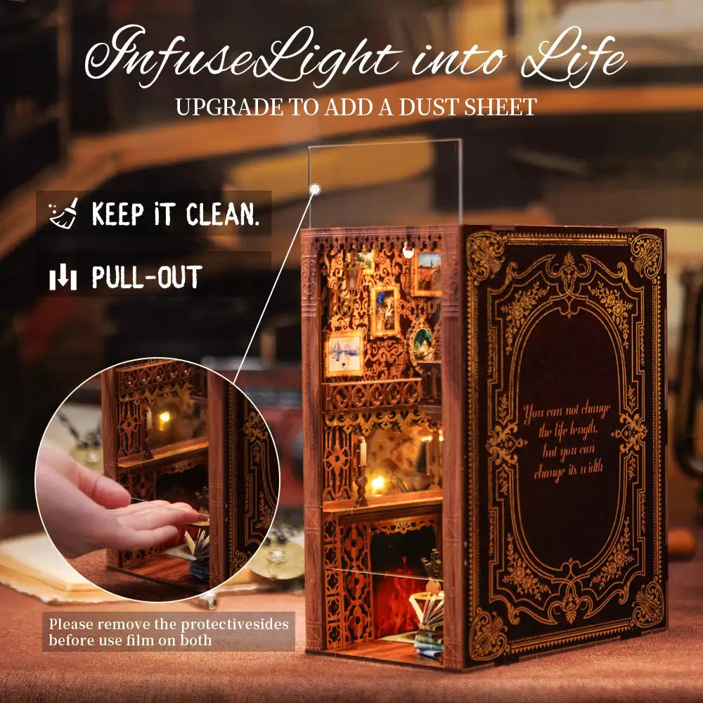 CUTEBEE Book Nook Kit Sets - Book Nook Kit