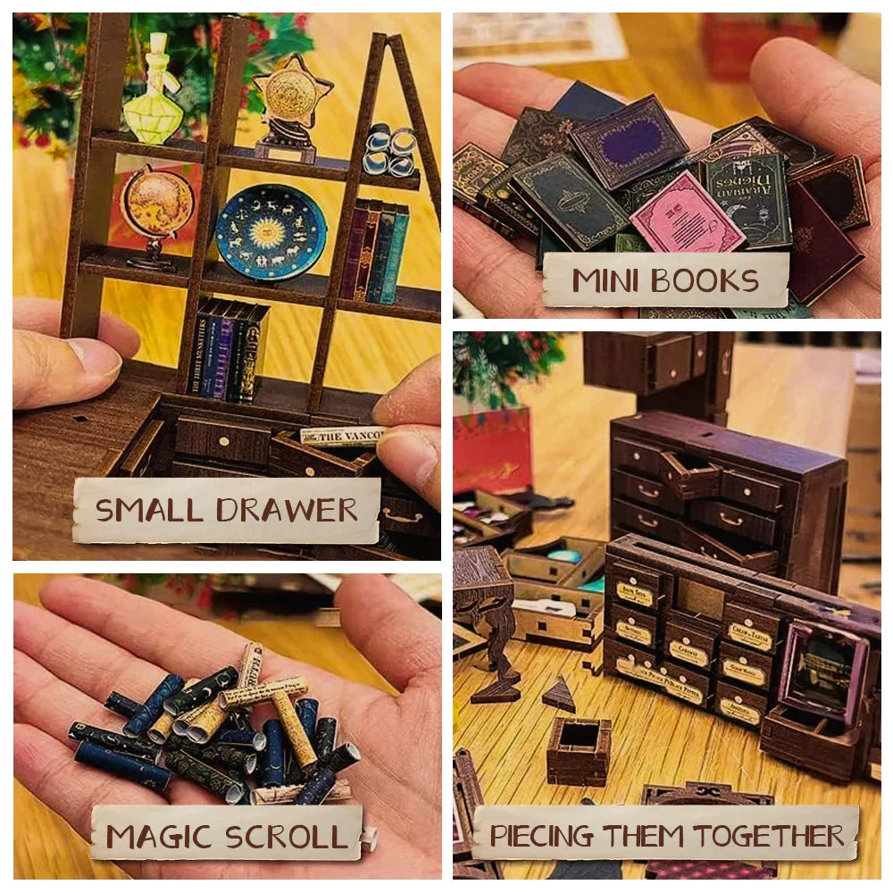 CUTEBEE Book Nook Kit Sets - Book Nook Kit