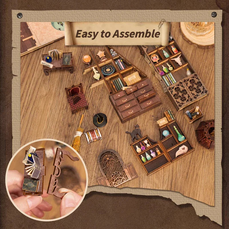 CUTEBEE Book Nook Kit Sets - Book Nook Kit