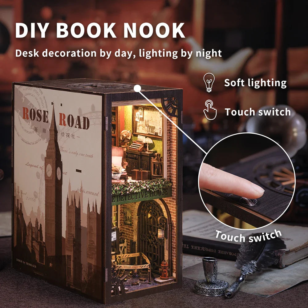CUTEBEE Book Nook Kit Sets - Book Nook Kit